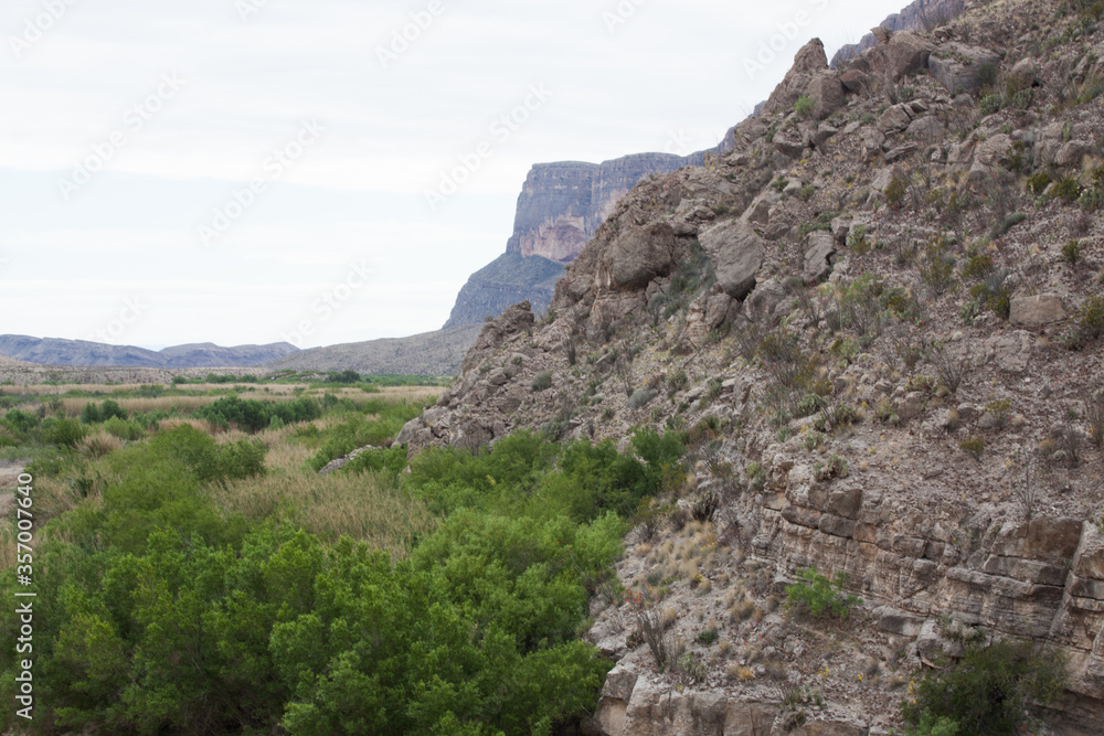 Desert mountain in Big Bend National Park