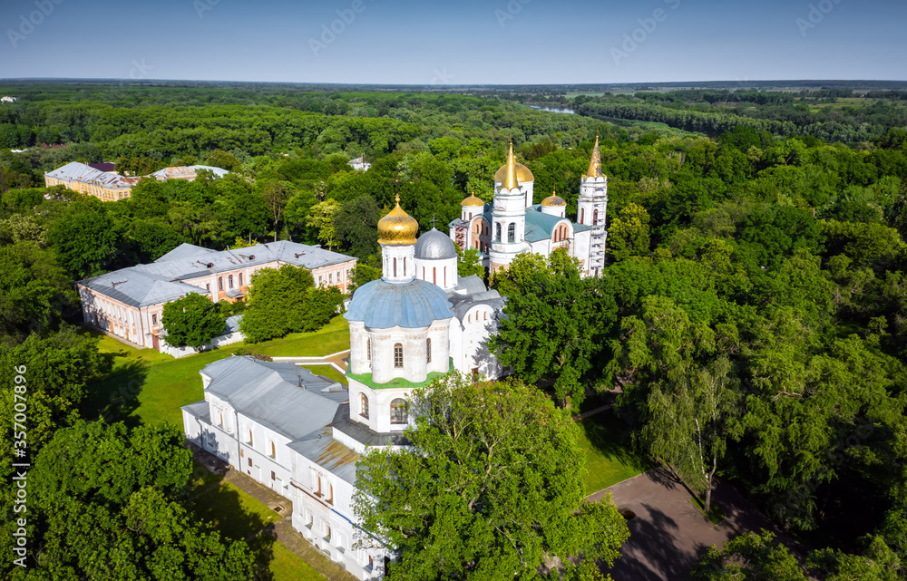 The Collegium building and Spaso-Preobrazhensky Cathedral