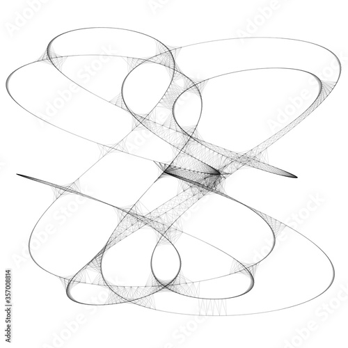 Drawn sketch line art computer generated art