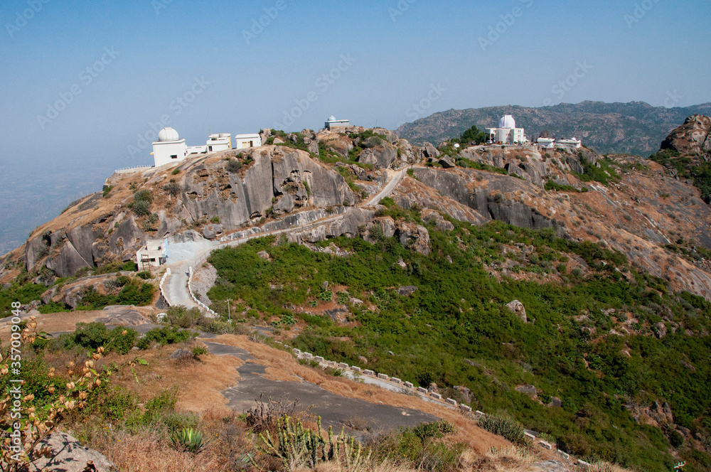 The Mount Abu InfraRed Observatory is located near the town Mount Abu in the state of Rajasthan