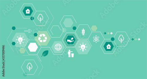 sfondo, icone, geometria, ecologia, natura