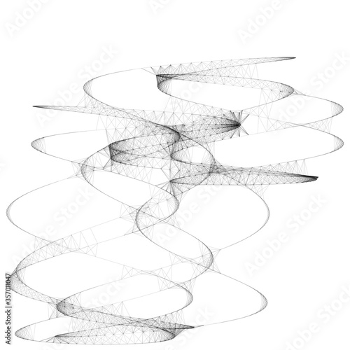 Drawn sketch line art computer generated art © Araki Illustrations