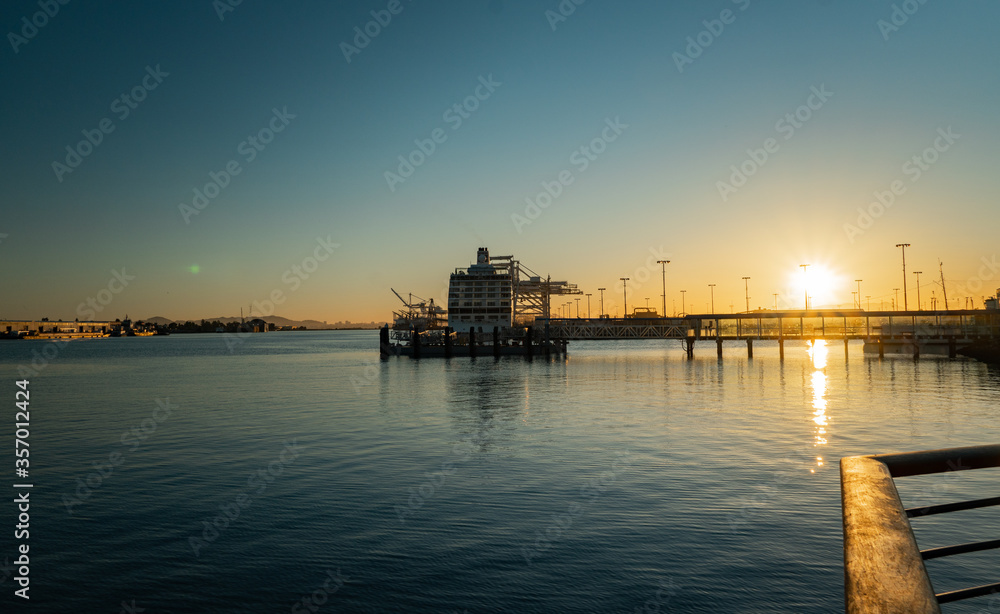 Oakland Harbor Cruise Ship 