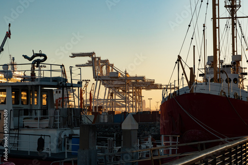Oakland Port Cranes 