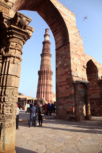 Photography Qutub Minar Monument Fort Landscape, Historical, New Delhi, India