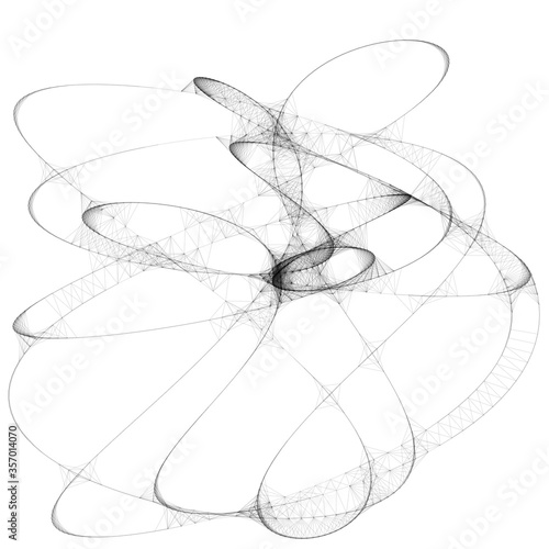 Wallpaper Mural Drawn sketch line art computer generated art Torontodigital.ca