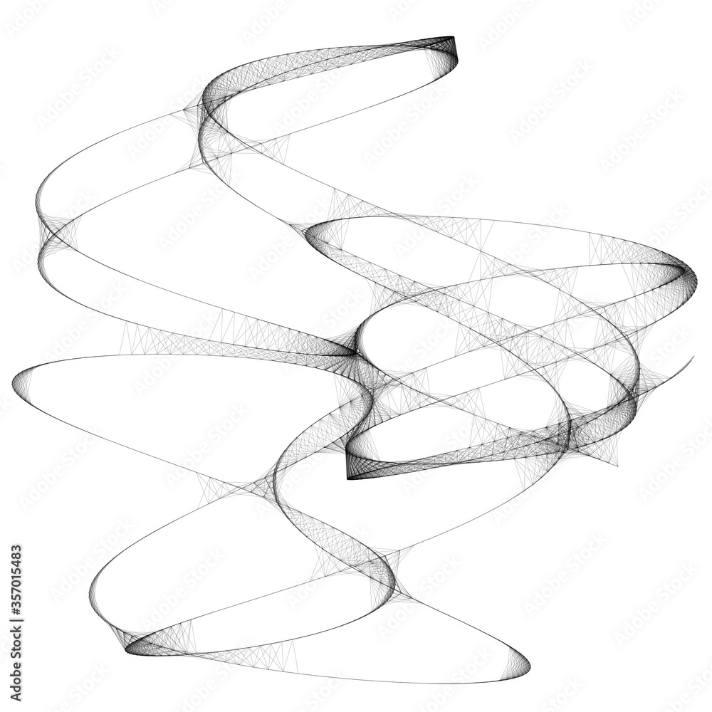 Abstract curve line art sketch illustration Abstract curve line art sketch illustration