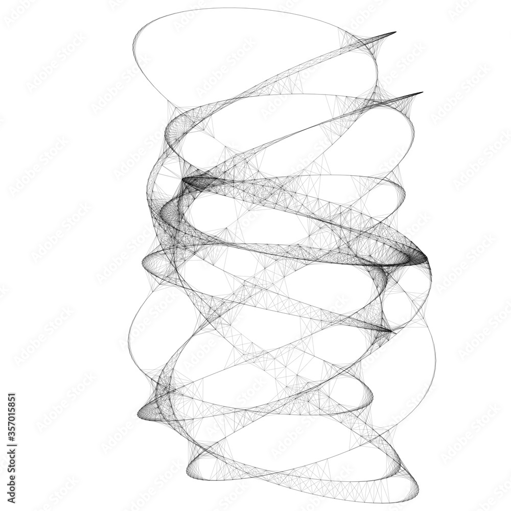 Abstract curve line art sketch illustration Abstract curve line art sketch illustration