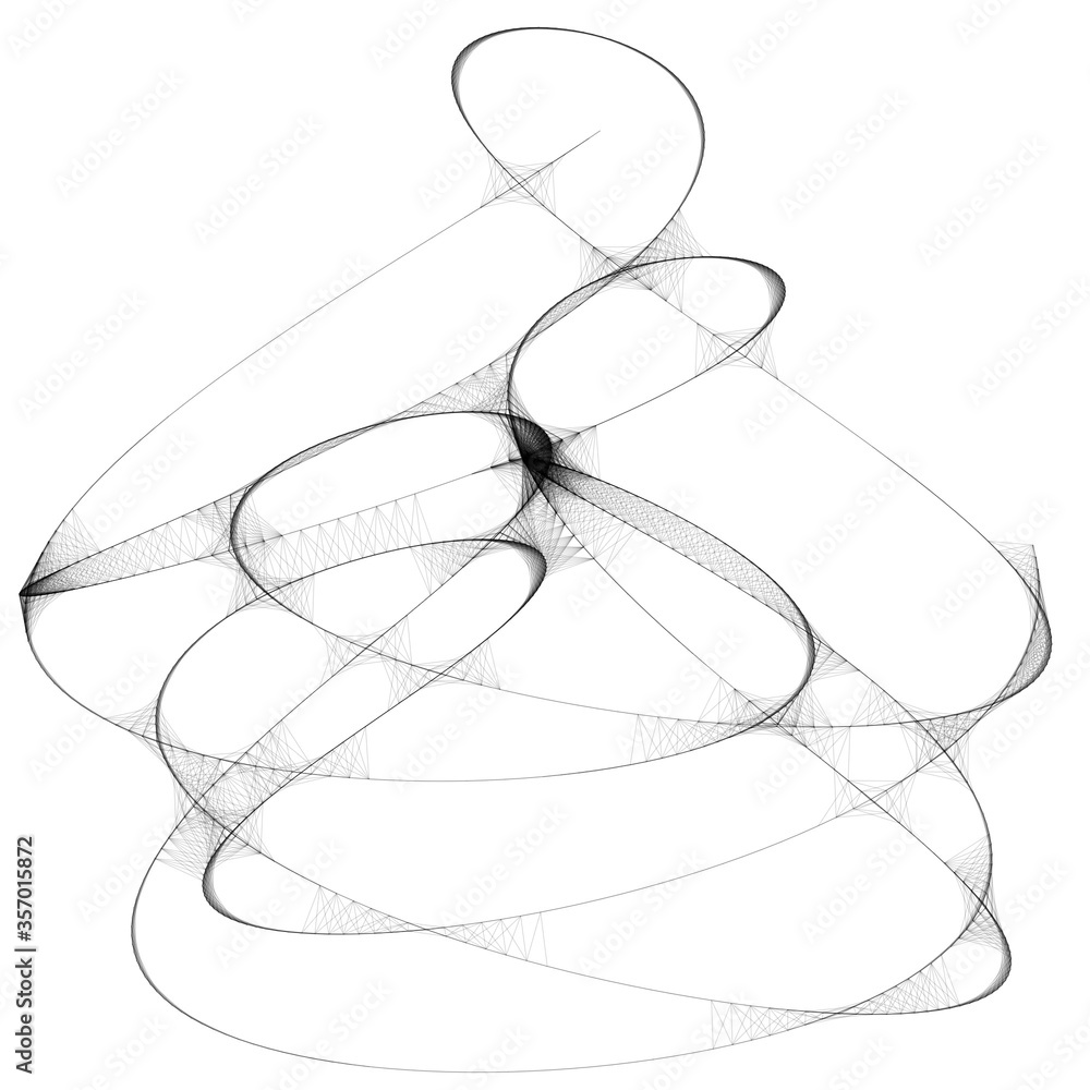 Abstract curve line art sketch illustration Abstract curve line art sketch illustration