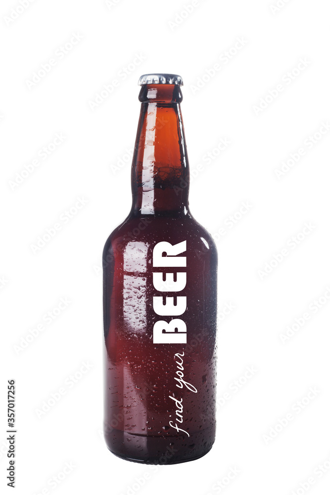Beer related quote in a glass bottle over a white background. Find your beer quote. Beer related quote in a glass bottle over a white background. Find your beer quote.