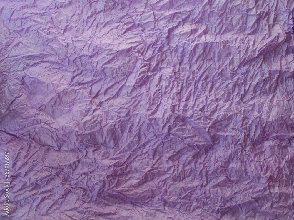 Crumpled violet paper for background. Crumpled violet paper for background.