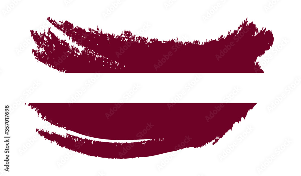 Latvia grunge painted vector Latvia grunge painted vector