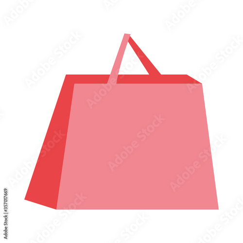 shopping bag paper isolated icon