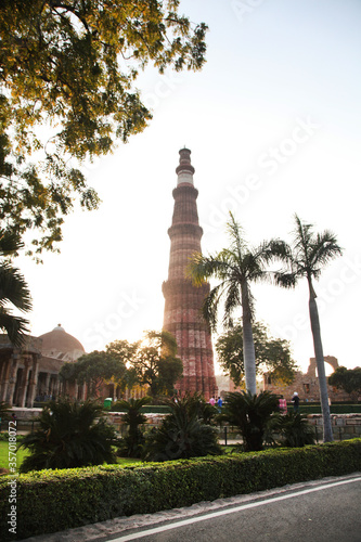 Photography Qutub minar, Delhi Monument Fort Landscape, Historical, New Delhi, India
