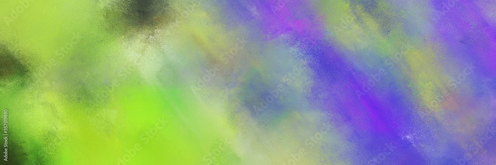 abstract colorful diagonal backdrop with lines and dark sea green, yellow green and slate blue colors. art can be used as background or texture