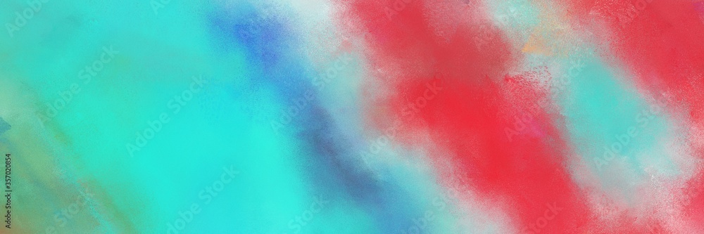 abstract colorful diagonal backdrop with lines and medium turquoise, indian red and ash gray colors. art can be used as background or texture