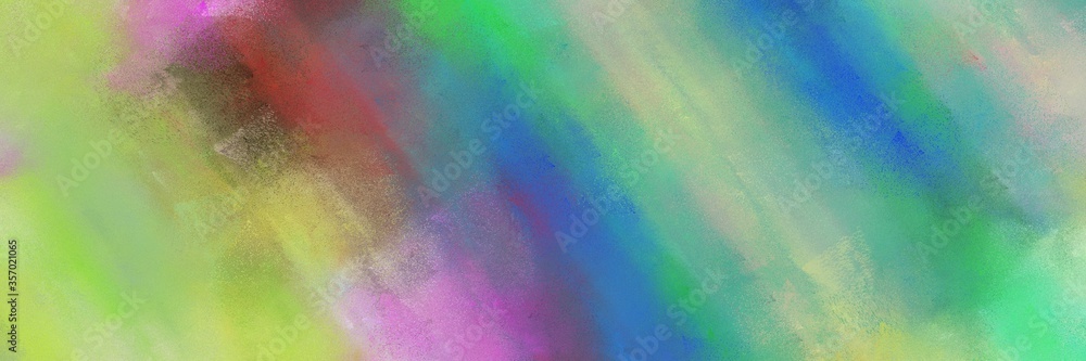 Fototapeta premium abstract colorful diagonal background graphic with lines and dark sea green, blue chill and pastel brown colors. can be used as texture, background or banner