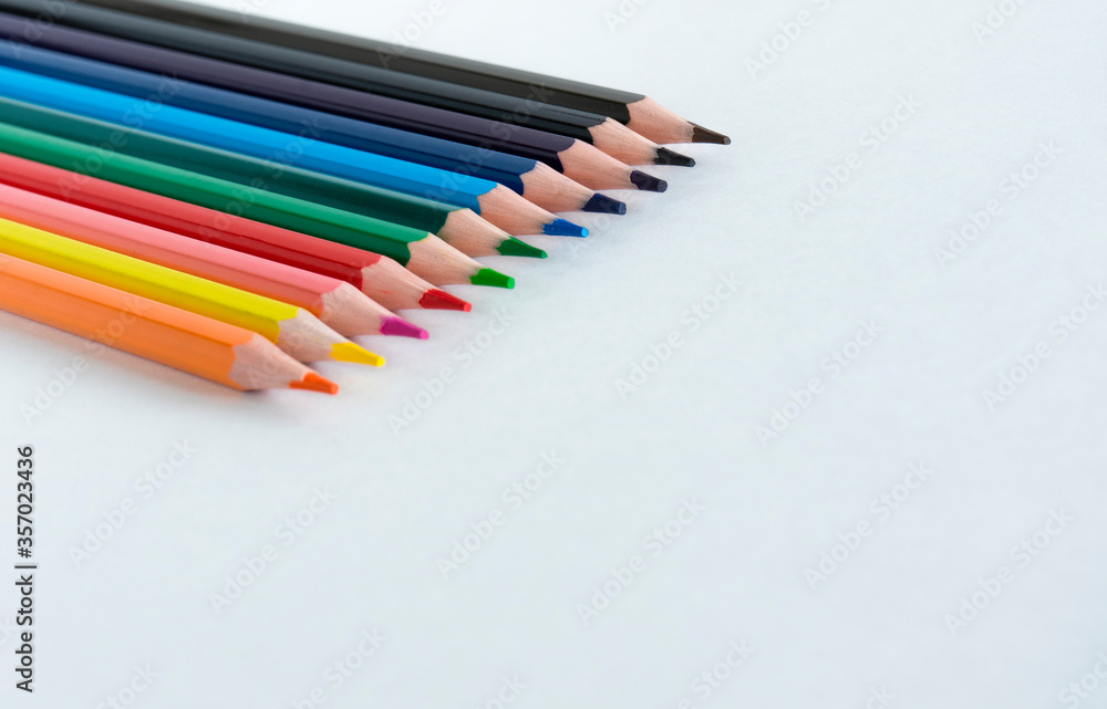 Color pencils isolated on white background.
defocus Color pencils isolated on white background.
defocus