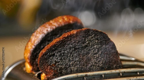 Burnt toast popping up