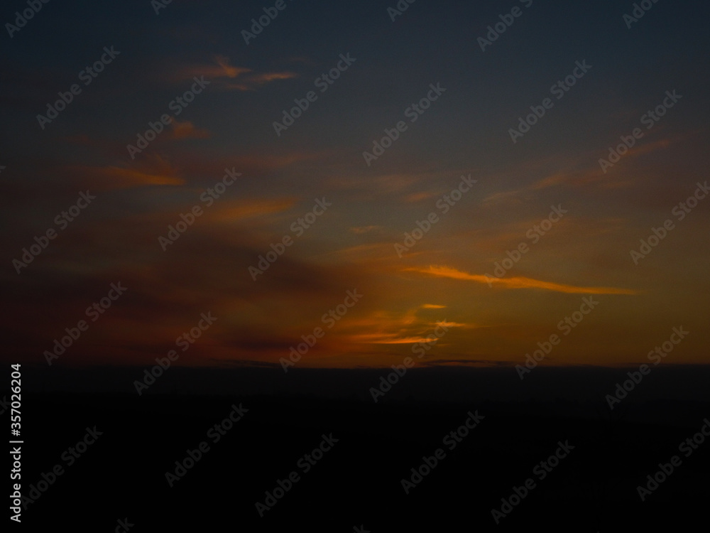 sunset in the sky sunset in the sky