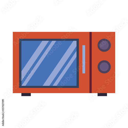 microwaves oven kitchen appliance isolated icon