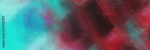 abstract colorful diagonal background with lines and old mauve, medium turquoise and steel blue colors. can be used as poster, background or banner