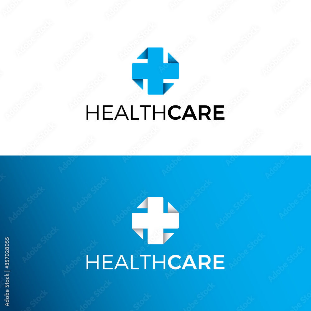 Obraz premium Healthcare logo. Icon vector.
