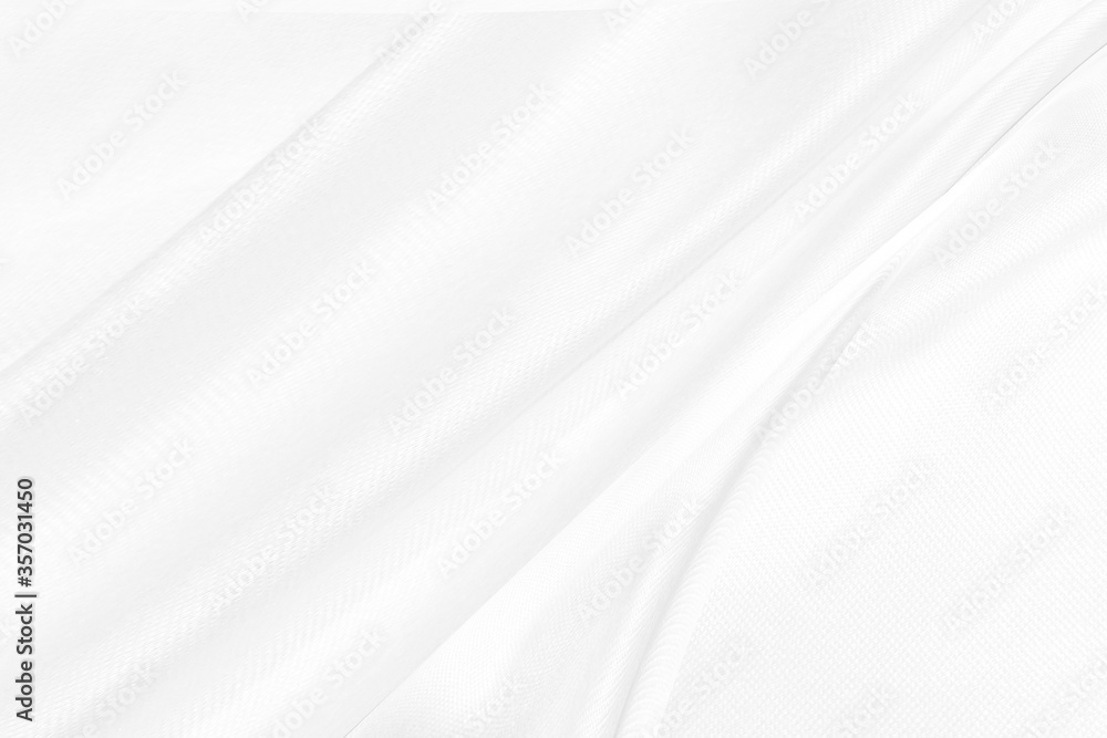 beauty silky smooth shine abstract line on soft white fabric background