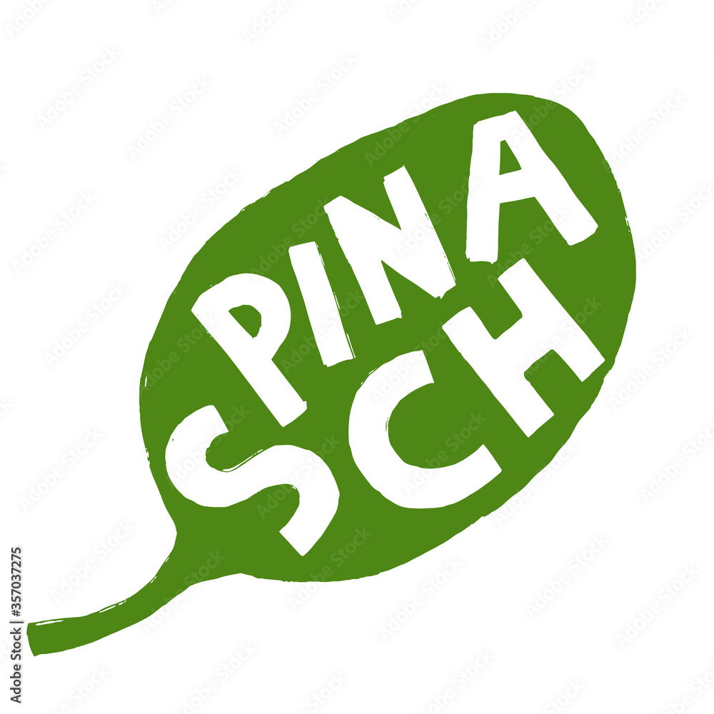 Fresh Spinach Vegetable for Emblem, Logo, Sign or Badge. Fresh Spinach Vegetable for Emblem, Logo, Sign or Badge.