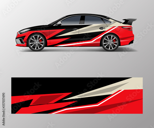 Car wrap design for sport car. Car wrap design for branding  services  company.
