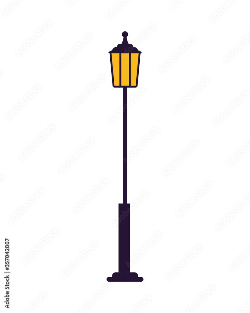 classic lantern park isolated icon classic lantern park isolated icon