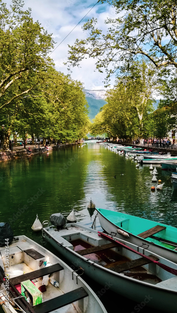 Obraz premium River in Annecy, France