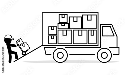 Déménagement de plusieurs carton