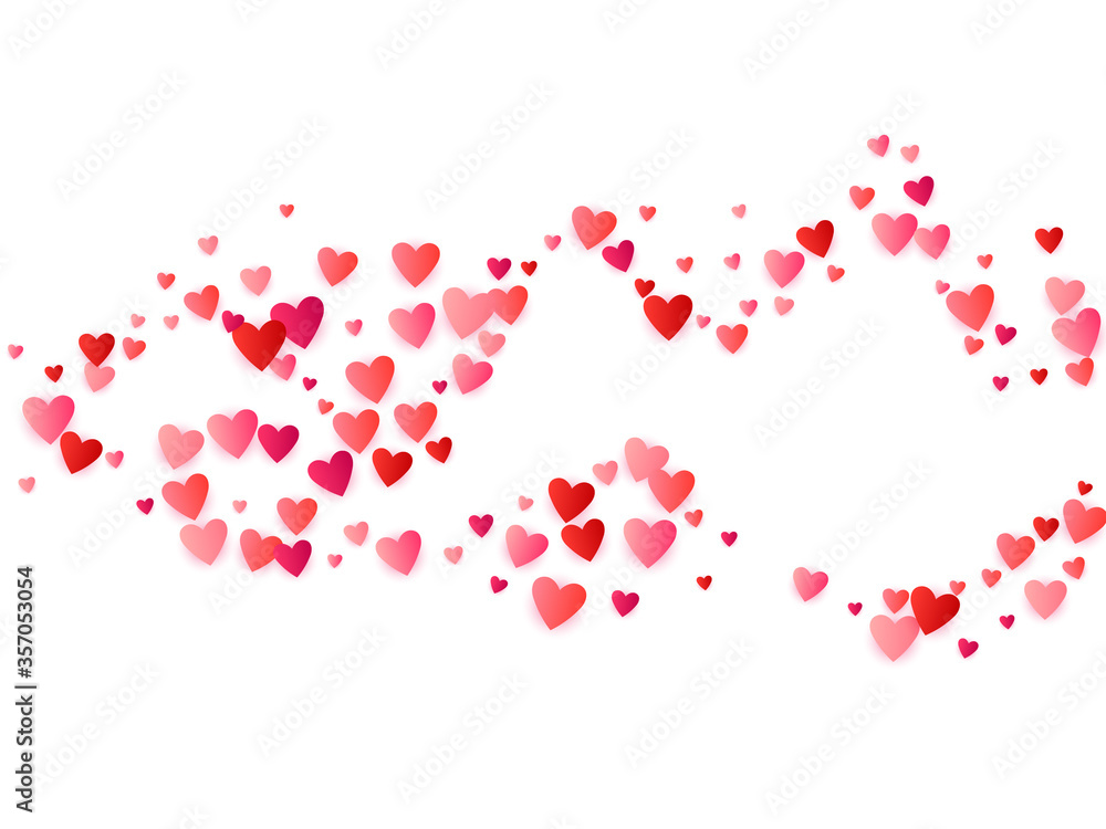 Red flying hearts bright love passion vector background. Red flying hearts bright love passion vector background.