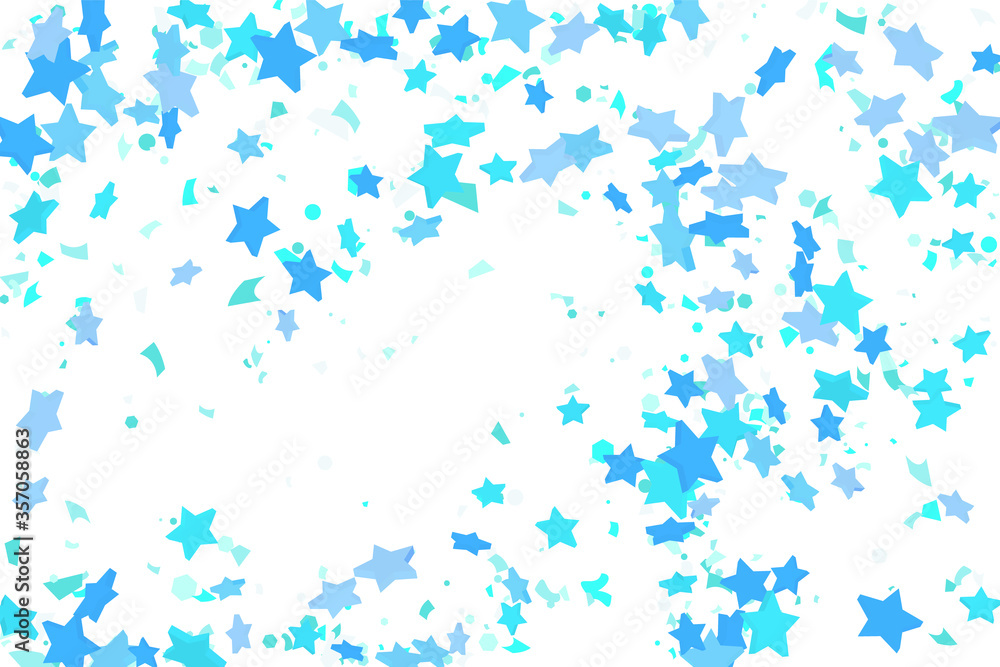 Confetti stars. Confetti stars.