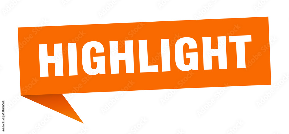 highlight banner. highlight speech bubble. highlight sign highlight banner. highlight speech bubble. highlight sign