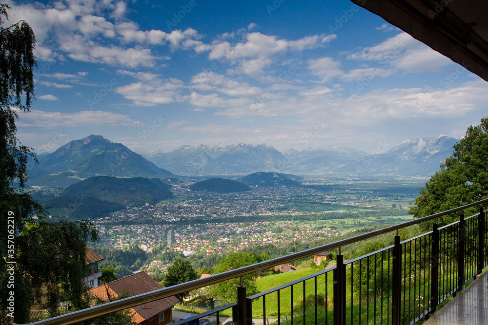 Panorama, Malowniczy Vorarlberg - Austria