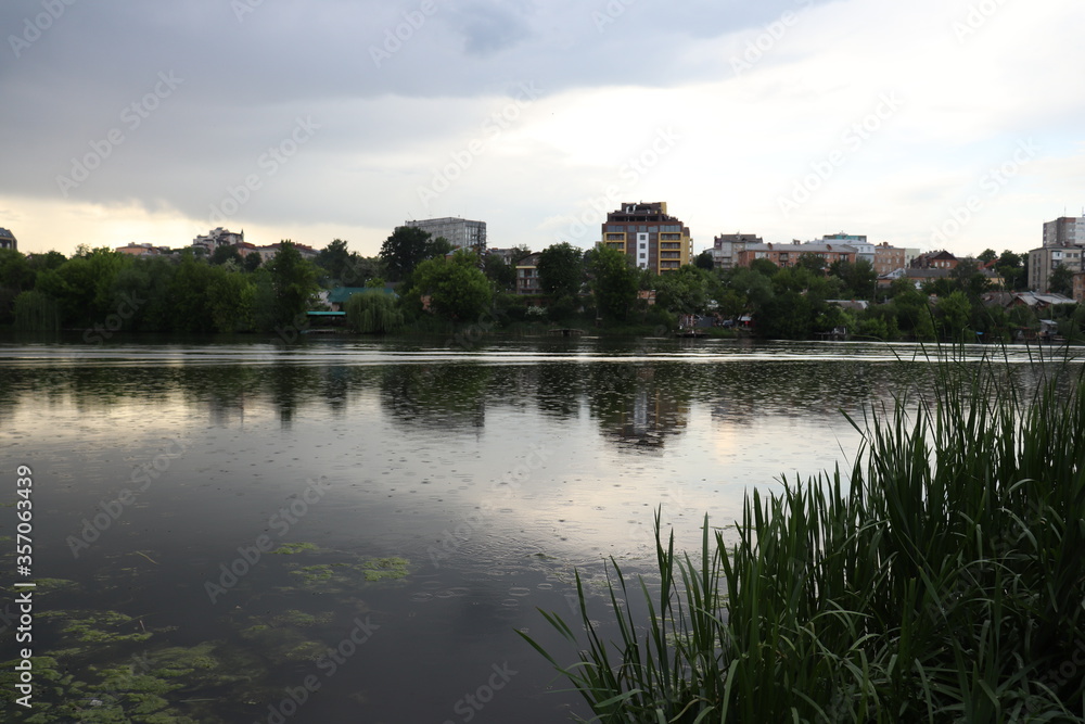 summer evening by the river