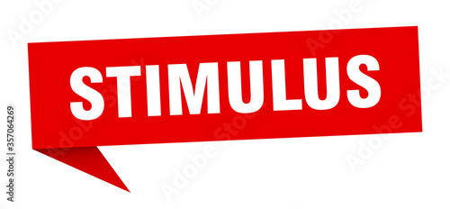 stimulus banner. stimulus speech bubble. stimulus sign