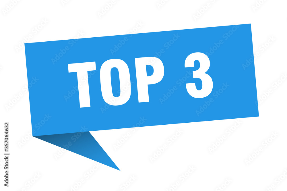 top 3 banner. top 3 speech bubble. top 3 sign top 3 banner. top 3 speech bubble. top 3 sign