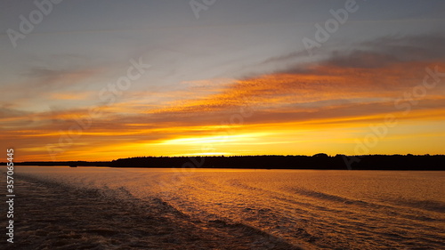 Sunset - Baltic sea. © Jacek