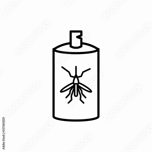Outline bug spray icon.Bug spray vector illustration. Symbol for web and mobile