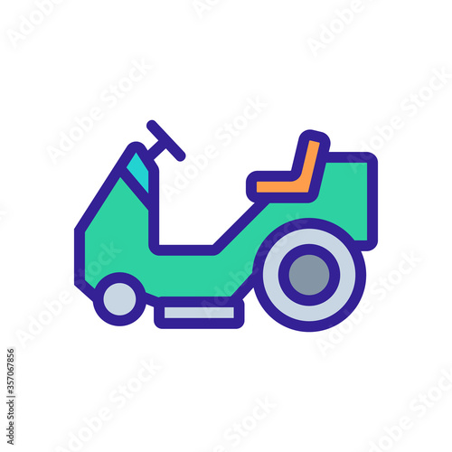 wet vacuum cleaner car icon vector. wet vacuum cleaner car sign. isolated color symbol illustration