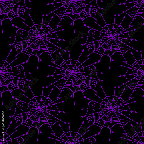 Halloween celebration seamless pattern