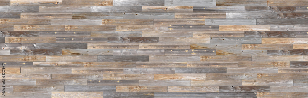 Old natural long wooden planks texture panorama Old natural long wooden planks texture panorama
