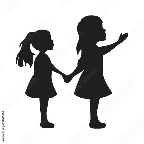two little girls