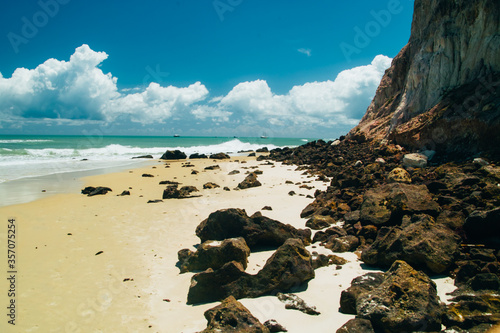 Fotografi Beach of praia do pipa in the northern state of Natal, posh and exclusive locati