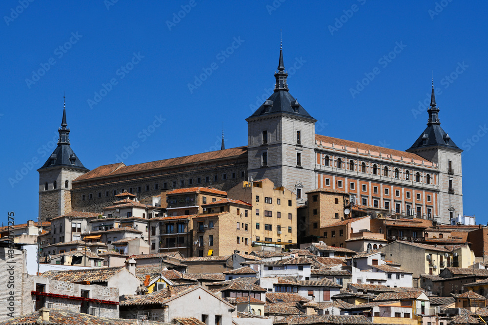 Castle of the kings (Alcazar) in the first capital of Spain - Toledo