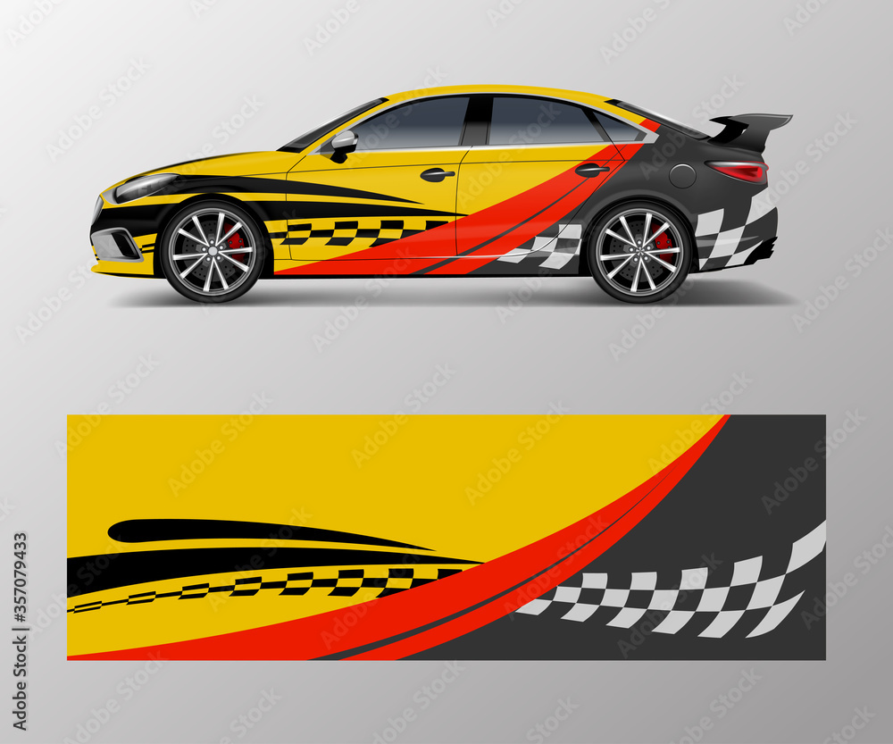 abstract Racing graphic vector for sport car wrap design abstract Racing graphic vector for sport car wrap design