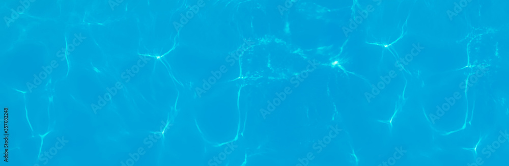 Swimming pool water as background, top view. Banner design Swimming pool water as background, top view. Banner design